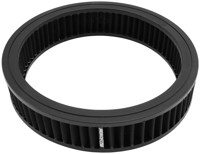 Round Air Filter 11" x 2-1/8" Washable Cotton Element AF2041-1200 - Aeroflow