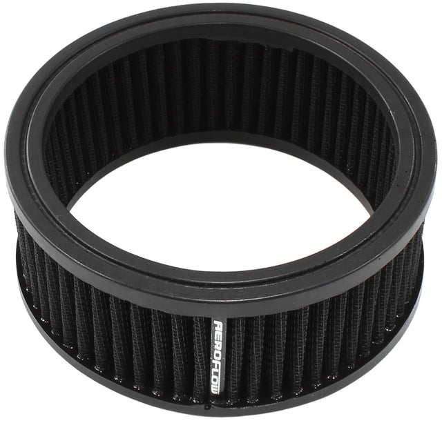 Round Air Filter 6-3/8 x 2-1/2 Cotton Element AF2041-2116 - Aeroflow