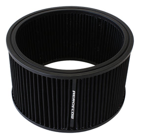 Round Air Filter 9" x 5" Washable Cotton Element AF2041-3650 - Aeroflow