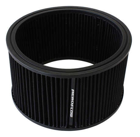 Round Air Filter 9" x 5" Washable Cotton Element AF2041-3650 - Aeroflow