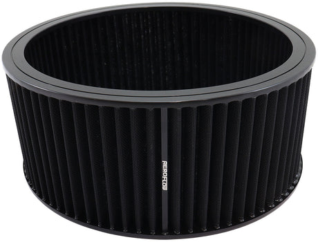 Round Air Filter 14" x 6" Washable Cotton Element AF2041-3770 - Aeroflow