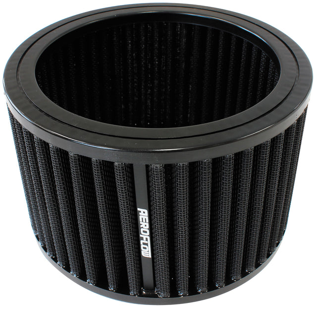 Round Air Filter 6-3/8" x 4" Cotton Element AF2041-3981 - Aeroflow