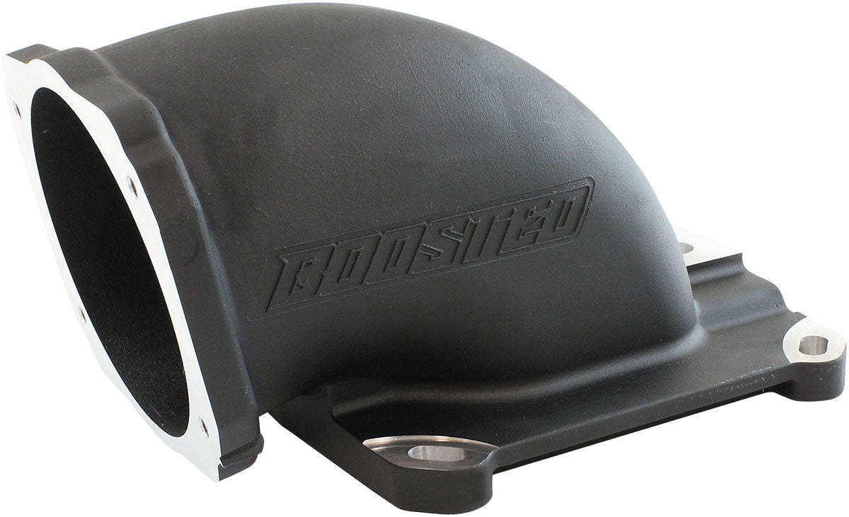 EFI Throttle Body Intake Elbowsuit LS 4 Bolt T/B 4150 & 4500 AF2045-1001BLK - Aeroflow
