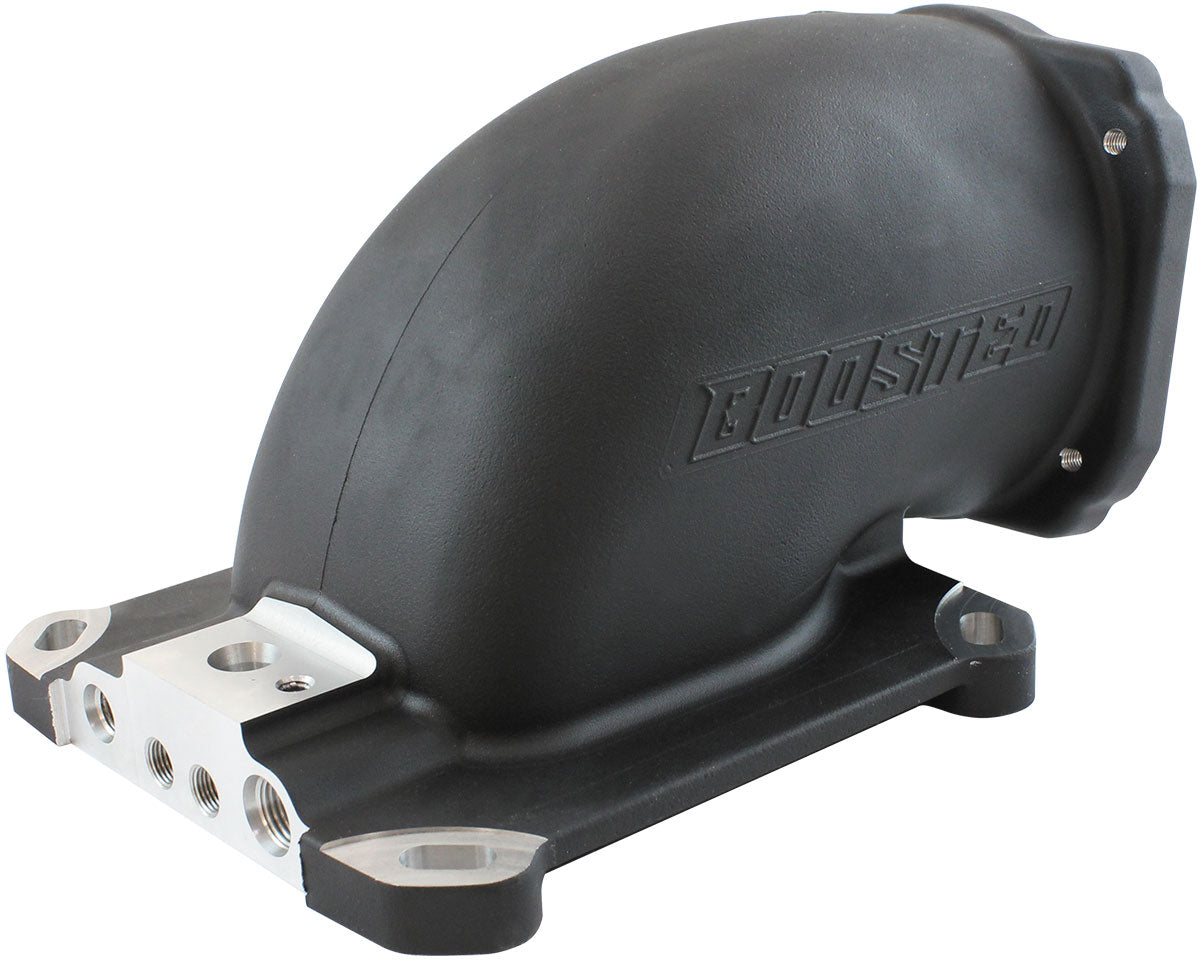 EFI Throttle Body Intake Elbowsuit LS 4 Bolt T/B 4150 & 4500 AF2045-1001BLK - Aeroflow