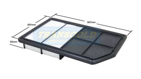 Air Filter (A2047) Mitsubishi Outlander Hybrid 14-on AF2047 - Transgold | Universal Auto Spares