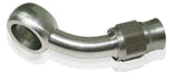 -3AN 45 Deg Banjo 10mm 3/8 Stainless Suit Teflon AF208-03 - Aeroflow