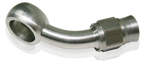 -3AN 45 Deg Banjo 10mm 3/8 Stainless Suit Teflon AF208-03 - Aeroflow