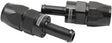 Straight -6AN Hose End To 5/16 Barb Teflon 200 Series Black AF214-06-05DBLK - Aeroflow