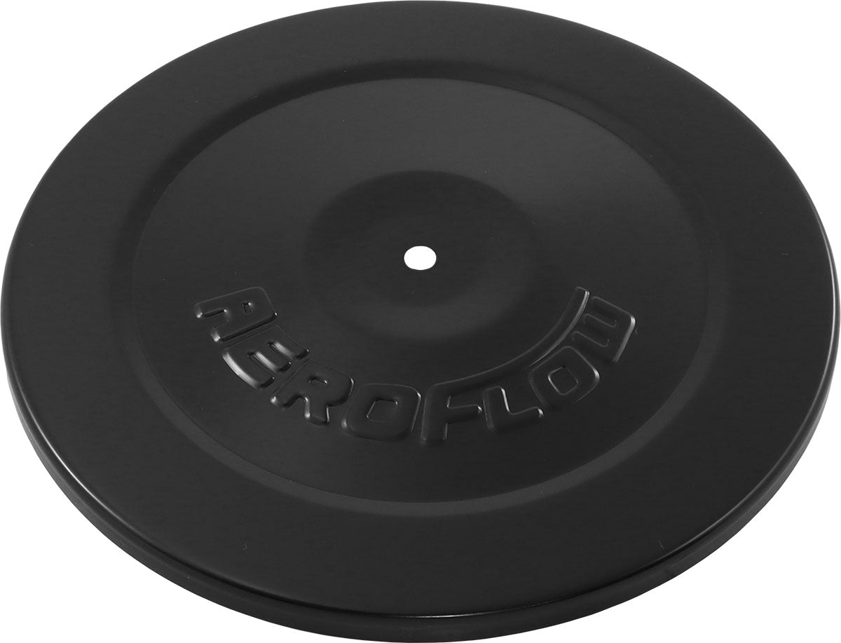 7" Black Steel Top Plate Lid Air Filter AF2251-0722 - Aeroflow