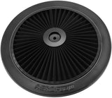 11" Black Full Flow Top Plate Black Cotton Hi Flow & Filtration AF2251-1101 - Aeroflow