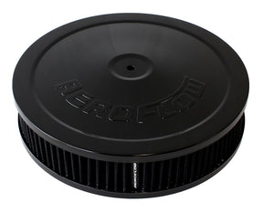 9" x 2" Air Cleaner Assembly 5-1/8" Neck, Black, Cotton AF2251-1110 - Aeroflow