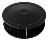 9" x 2-3/4" Air Cleaner ASSY5-1/8" Neck, Black, Cotton AF2251-1120 - Aeroflow