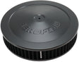 11" x 2-1/8" Air Cleaner ASSY5-1/8" Flat Base Black, Cotton AF2251-1170 - Aeroflow