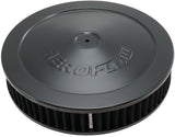 11" x 2-1/8" Air Cleaner ASSY5-1/8" Flat Base Black, Cotton AF2251-1170 - Aeroflow