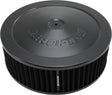 11" x 3-1/2" Air Cleaner ASSY5-1/8" Flat Base Black, Cotton AF2251-1180 - Aeroflow