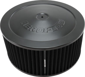 11" x 5" Air Cleaner Assy 5-1/8" Flat Base Black, Cotton AF2251-1190 - Aeroflow