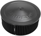 14" x 5" Air Cleaner Assy 5-1/8" Drop Base Black, Cotton AF2251-1300 - Aeroflow