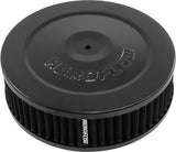 7" x 2" Air Cleaner Assy 5-1/8" Flat Base Black, Cotton AF2251-1320 - Aeroflow
