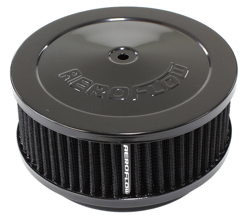6-3/8" x 2-1/2" Air Clean ASSY5-1/8" Neck, Black, Cotton AF2251-1331 - Aeroflow
