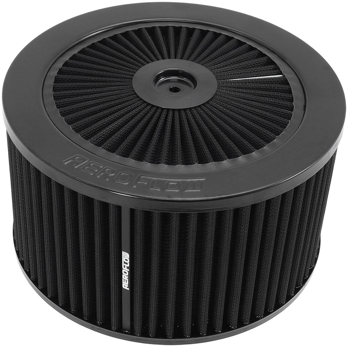 9" x 5" Full Flow Air Cleanerassembly 5-1/8" Black Cotton AF2251-1375 - Aeroflow