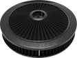 14" x 2-1/8 Full Flow Assembly 5-1/8" Flat Base Black AF2251-3030 - Aeroflow