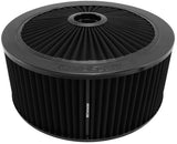 14" x 6" Full Flow Assembly 5-1/8" Drop Base 1-1/8" Black AF2251-3075 - Aeroflow
