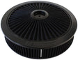 14" x 3" Full Flow Assembly 7-5/16" Flat Base, Black, AF2251-3079 - Aeroflow