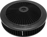 11" x 2-1/8" Full Flow ASSEMBL5-1/8" Flat Base Black AF2251-3110 - Aeroflow