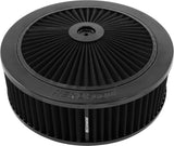 11" x 3-1/2" Full Flow ASSEMBL5-1/8" Flat Base Black AF2251-3120 - Aeroflow