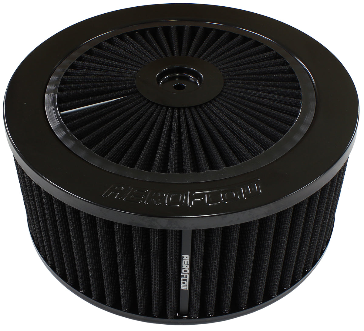 9" x 4" Full Flow Assembly 7-5/16" Flat Base Black Cotto AF2251-3154 - Aeroflow