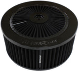 9" x 4" Full Flow Assembly 7-5/16" Flat Base Black Cotto AF2251-3154 - Aeroflow
