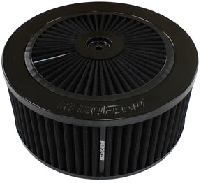 9" x 4" Full Flow Assembly 7-5/16" Flat Base Black Cotto AF2251-3154 - Aeroflow