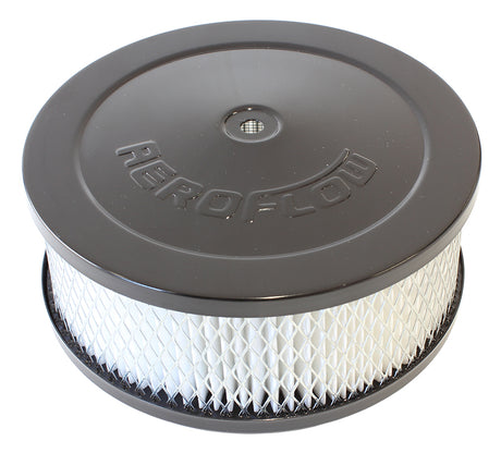 6-3/8 x 2-1/2 Air Clean ASSY5-1/8" Neck, Black, Paper AF2256-1331 - Aeroflow