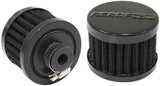 3/8" Univ Clamp On Filter 2" O.D, 1-1/2" H, Black Top AF2271-1320 - Aeroflow
