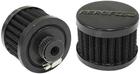 3/8" Univ Clamp On Filter 2" O.D, 1-1/2" H, Black Top AF2271-1320 - Aeroflow