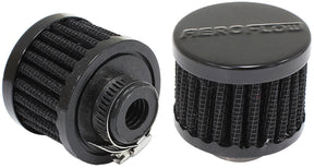 1/2" Univ Clamp On Filter 2" O.D, 1-1/2" H, Black Top AF2271-1330 - Aeroflow