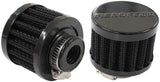 5/8" Univ Clamp On Filter 2" O.D, 1-1/2" H, Black Top AF2271-1340 - Aeroflow