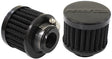 3/4" Univ Clamp On Filter 2" O.D, 1-1/2" H, Black Top AF2271-1360 - Aeroflow