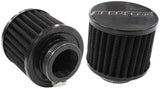 1-3/8" Univ Clamp On Filter 3" O.D, 2-1/2" H, Black Top AF2271-1440 - Aeroflow