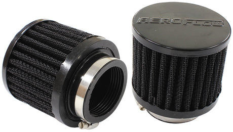 1-3/4" Univ Clamp On Filter 3" O.D, 2-1/2" H, Black Top AF2271-1480 - Aeroflow