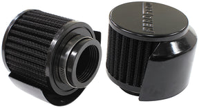 1-1/2" Breather Filter With Shield 3" O.D, 2-1/2" H Black Top AF2271-1514 - Aeroflow