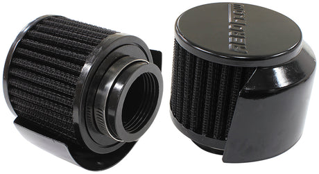 1-1/2" Breather Filter With Shield 3" O.D, 2-1/2" H Black Top AF2271-1514 - Aeroflow