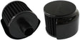 1" Push In Breather W/ Shield 3" O.D, 2-1/2" H, Black Top AF2271-1520 - Aeroflow