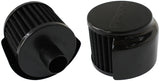 1" Push In Breather W/ Shield 3" O.D, 2-1/2" H, Black Top AF2271-1520 - Aeroflow