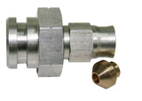 Female Inverted Flare 17mm Hex With Ret Clip Recess M10 x 1.0 AF231-03 - Aeroflow