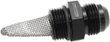 Oil System Filter Screen -12AN To -12 ORB Fitting Dry Sump Black AF237-12-12 - Aeroflow