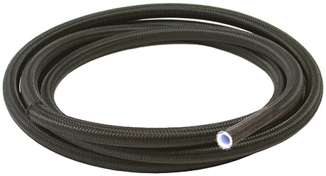 Black Braided Teflon Hose -10AN 6M S/S 12.9mm ID 16.0mm OD AF250-10-6M - Aeroflow