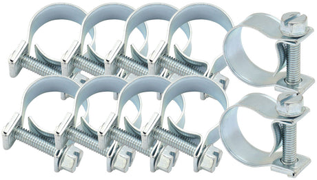 9-11mm EFI Hose Clamp - 1/4" 10 Pieces Per Pack AF26-0911 - Aeroflow