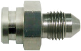 Female Inverted Flare 17mm Hex Retain Clip Recess 3/8 x 24 -4AN AF270-04 - Aeroflow