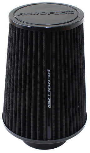 3 Clamp-On Tapered Filter 4.6" 6 O.D, 7.5 High Black Cot AF2711-0910 - Aeroflow